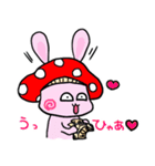 mushroom rabbit（個別スタンプ：8）