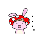 mushroom rabbit（個別スタンプ：10）