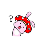 mushroom rabbit（個別スタンプ：24）