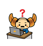 クロおっさん（個別スタンプ：3）