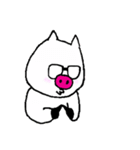 白ブタメガネさん（個別スタンプ：13）