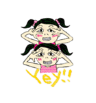 ワールド ツインズ（個別スタンプ：15）