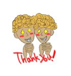 ワールド ツインズ（個別スタンプ：37）