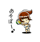 夏に使える水着女子スタンプ（個別スタンプ：1）