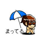 夏に使える水着女子スタンプ（個別スタンプ：2）