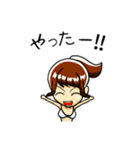 夏に使える水着女子スタンプ（個別スタンプ：6）