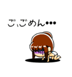 夏に使える水着女子スタンプ（個別スタンプ：14）
