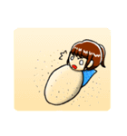 夏に使える水着女子スタンプ（個別スタンプ：22）