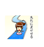 夏に使える水着女子スタンプ（個別スタンプ：27）