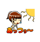 夏に使える水着女子スタンプ（個別スタンプ：32）