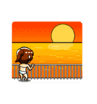 夏に使える水着女子スタンプ（個別スタンプ：33）