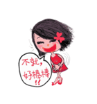 Day mood of Mifin little girl（個別スタンプ：3）