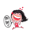 Day mood of Mifin little girl（個別スタンプ：6）
