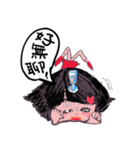 Day mood of Mifin little girl（個別スタンプ：17）