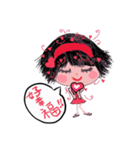 Day mood of Mifin little girl（個別スタンプ：31）