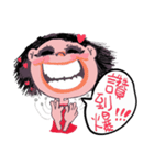 Day mood of Mifin little girl（個別スタンプ：32）