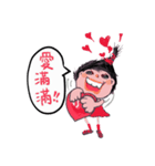 Day mood of Mifin little girl（個別スタンプ：35）