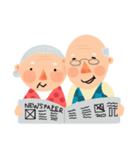Forever Jo-Jo:A Very Cute Elderly couple（個別スタンプ：10）