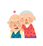 Forever Jo-Jo:A Very Cute Elderly couple（個別スタンプ：12）