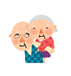 Forever Jo-Jo:A Very Cute Elderly couple（個別スタンプ：38）