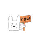 ただのうさぎ。（個別スタンプ：9）