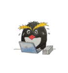 メタボなお父さんペンギン（個別スタンプ：34）