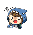 Shark's expressions NO.2（個別スタンプ：15）