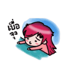 Lyn little cute girl（個別スタンプ：4）