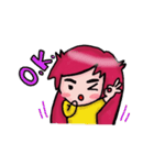 Lyn little cute girl（個別スタンプ：11）
