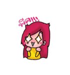Lyn little cute girl（個別スタンプ：28）