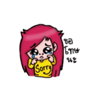 Lyn little cute girl（個別スタンプ：37）