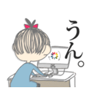 舞台と創作活動大好き、私ちゃん。（個別スタンプ：33）