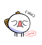 カオモジ、パンのカモノハシを襲いました（個別スタンプ：13）