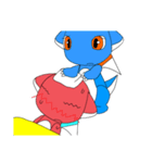 ドラゴンのキドラとドラゴンのジニア（個別スタンプ：30）