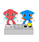 ドラゴンのキドラとドラゴンのジニア（個別スタンプ：32）