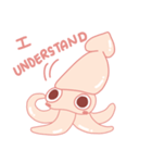 Funny and Fat Squid（個別スタンプ：5）