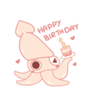 Funny and Fat Squid（個別スタンプ：22）