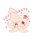 Funny and Fat Squid（個別スタンプ：24）