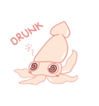 Funny and Fat Squid（個別スタンプ：40）