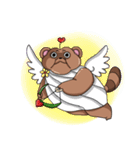 Iamkuja＆ civet cats（個別スタンプ：12）
