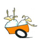 働くひつじ（個別スタンプ：2）