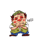 ハゲ土竜おじさん（個別スタンプ：3）