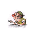 ハゲ土竜おじさん（個別スタンプ：35）