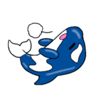 シャチくん（個別スタンプ：8）