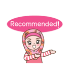 Hijab Girl Online Shop (Cute Seller) Eng（個別スタンプ：7）