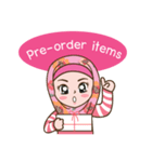 Hijab Girl Online Shop (Cute Seller) Eng（個別スタンプ：16）