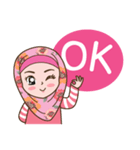 Hijab Girl Online Shop (Cute Seller) Eng（個別スタンプ：20）