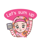 Hijab Girl Online Shop (Cute Seller) Eng（個別スタンプ：21）
