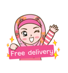Hijab Girl Online Shop (Cute Seller) Eng（個別スタンプ：23）
