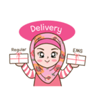 Hijab Girl Online Shop (Cute Seller) Eng（個別スタンプ：27）